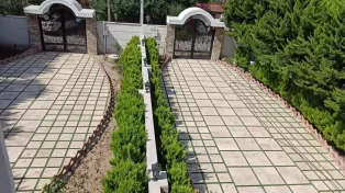 350متر زمین 230بنا با نگهبانی منطقه دنج و اروم