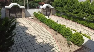 350متر زمین 230بنا با نگهبانی منطقه دنج و اروم
