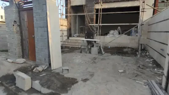 ویلای در حال ساخت استخردار
