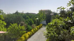 ویلا باغ ۳۰۰۰ متری با گلخانه صنعتی