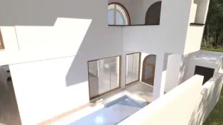 فروش ویژه ویلا تریپلکس شهرکی با استخر ۴ فصل