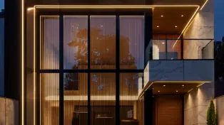 ویلای مدرن دوبلکس ساحلی سنددار با استخر روف آتشکده