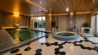 ویلای استخردار نوساز سرخرود، جکوزی، مدارک کامل